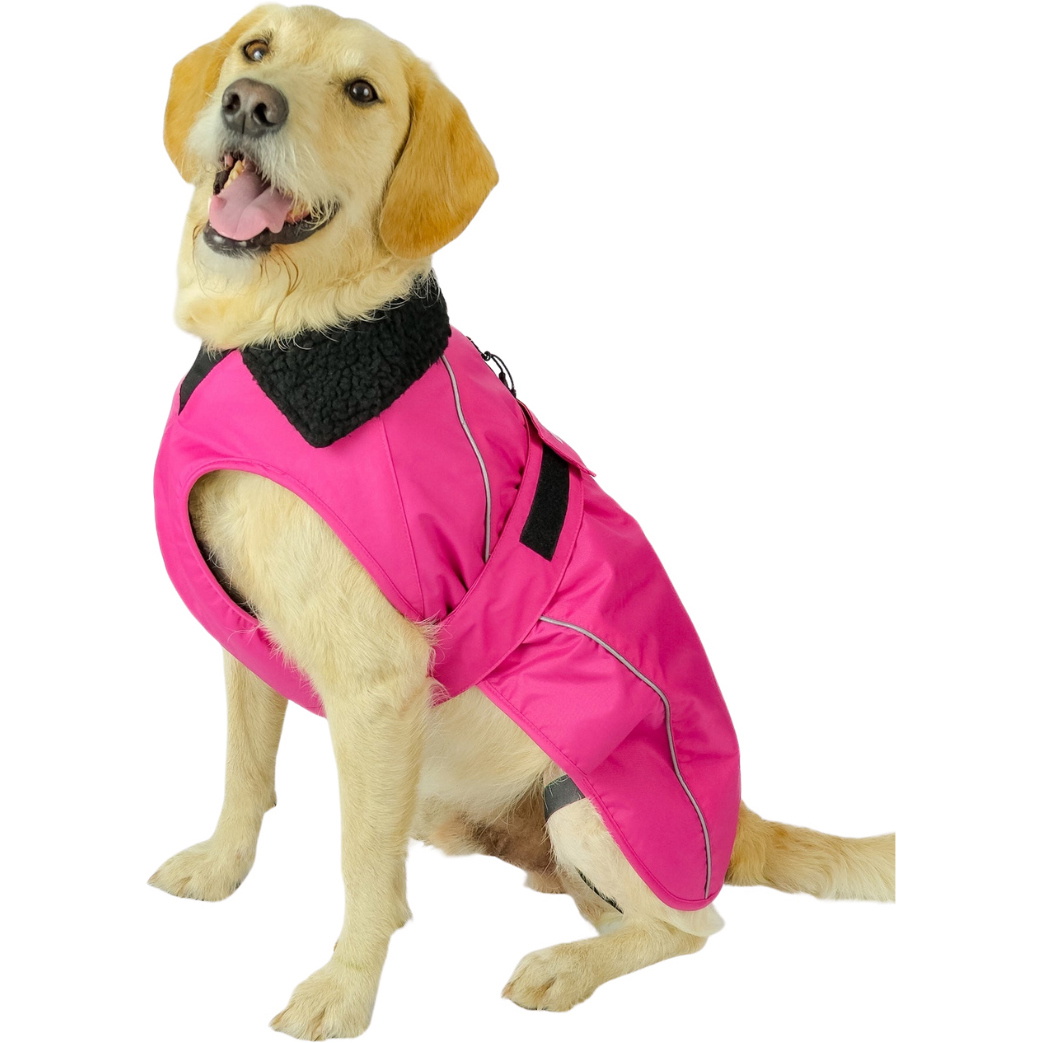 2026 Dryrobe Dog Coat V3DRDC - Pink / Black